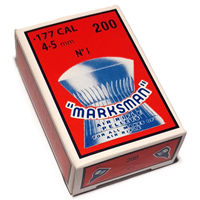 .177 Pellets 8.0 grains Marksman Round Head Box 200
