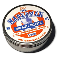.22 Pellets 14.00 grains Marksman Round Head Tin 500