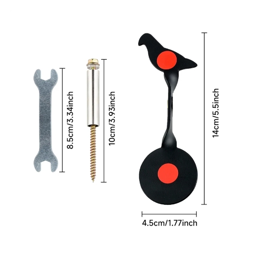 pigeon plinking target black
