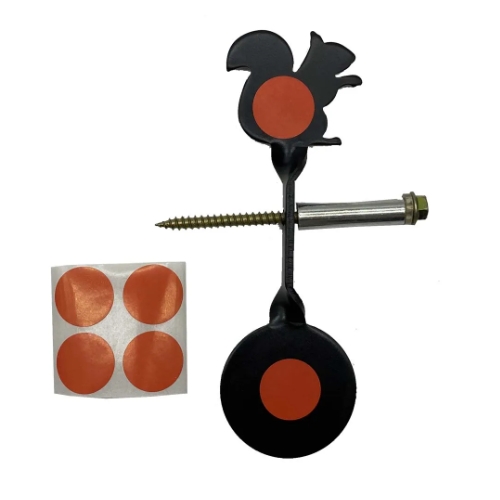 squirrel plinking target black